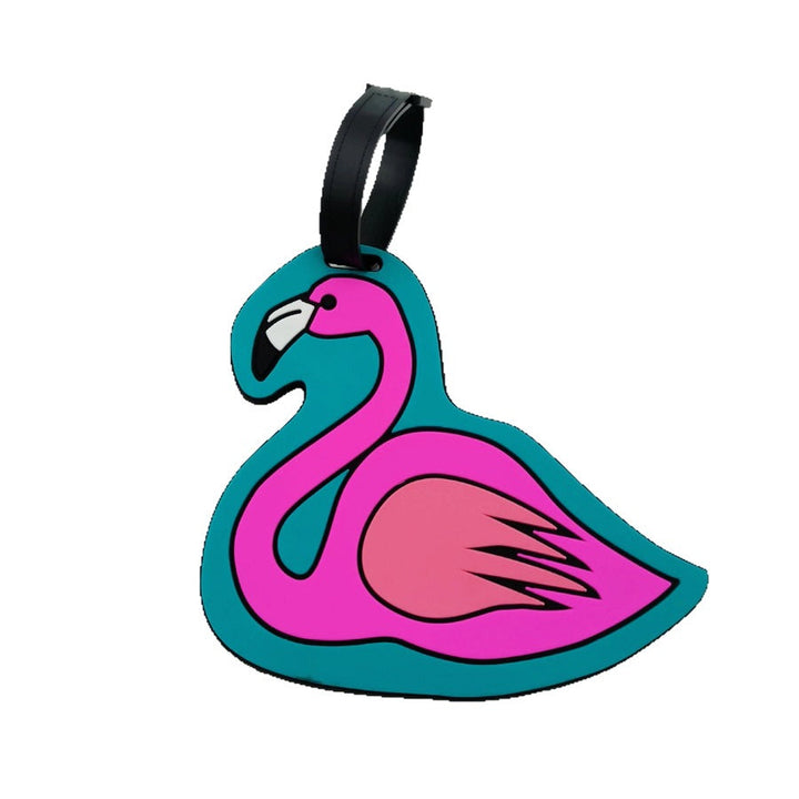 Tropical Flamingo Luggage Tag Kalsten