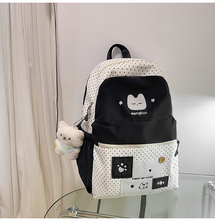 Cute Character-Themed School Backpack