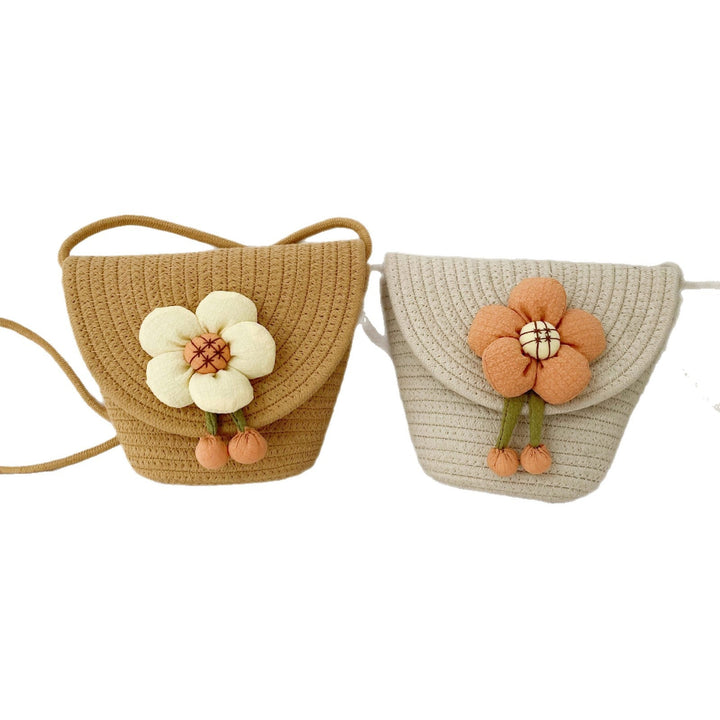 Handbag with 3D flower appliqué Kalsten