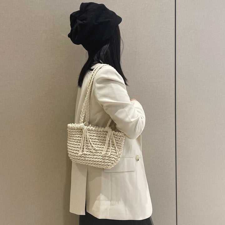 Hand-knotted shoulder bag Kalsten