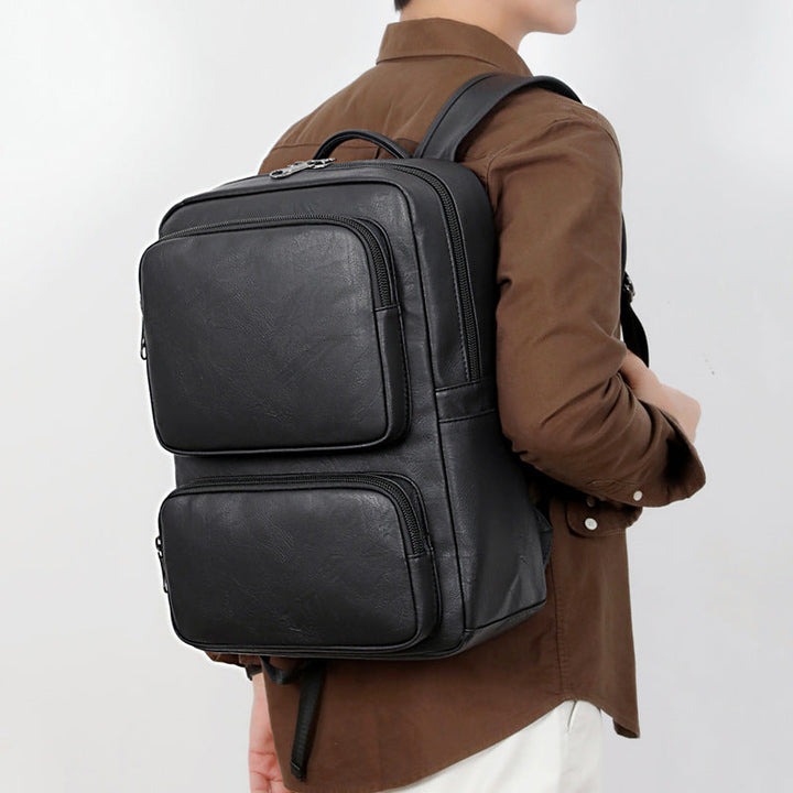 Business Rucksack with High-Quality Artificial Leather and Ergonomic Shoulder Straps Kalsten