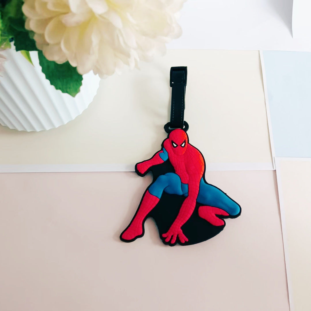 Unisex Silicone Superhero-Themed Luggage Tag Kalsten