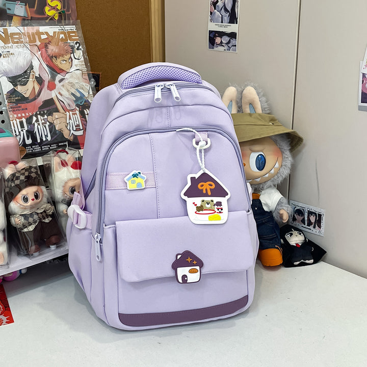 Fun-Themed Cartoon School Backpack