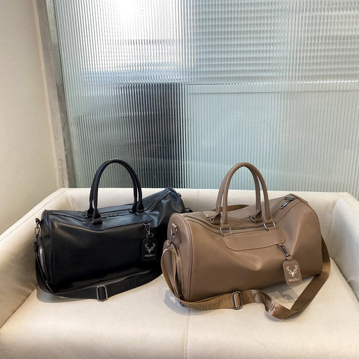 Premium Leather Travel Duffle Kalsten