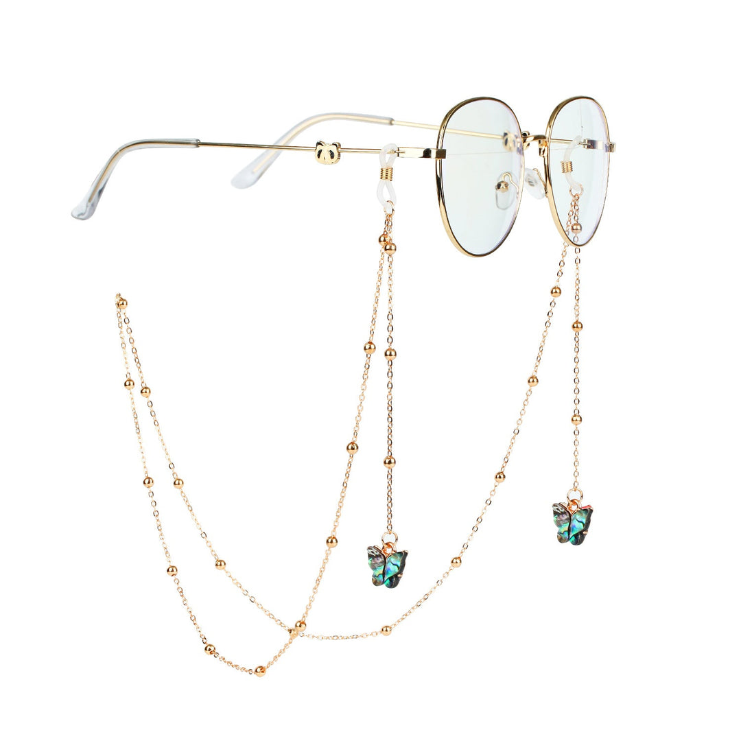 Fashionable sunglasses chains with butterfly pendants Kalsten