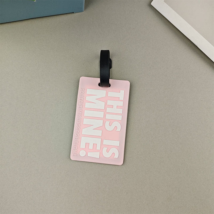 Unisex Luggage Tag with Humorous Message Kalsten