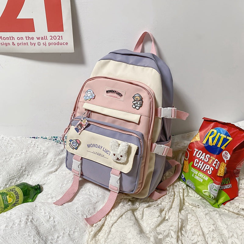 Playful Multi-Pocket Character Backpack Kalsten