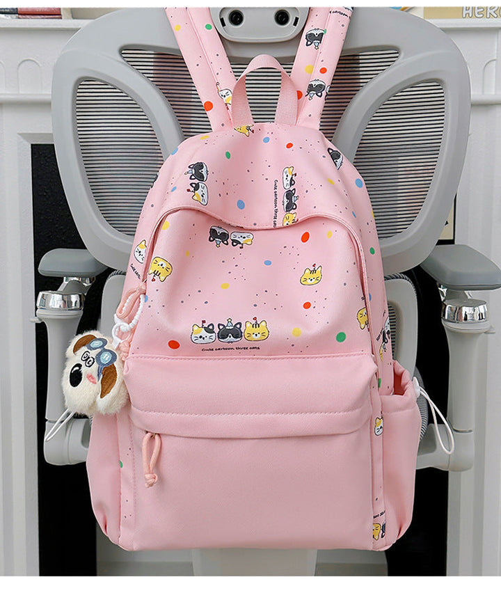 Cartoon Character Print Backpack Kalsten