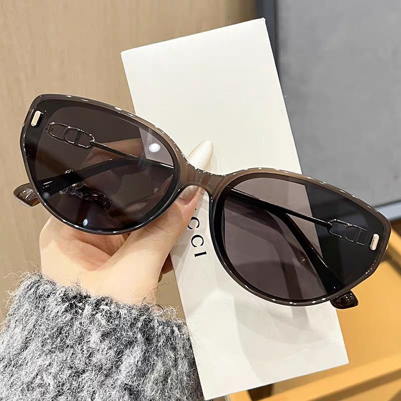 Women's designer sunglasses with delicate metal frame and extraordinary cat-eye design Kalsten