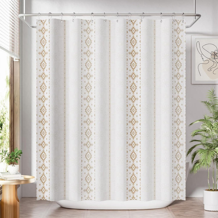 Modern Striped Shower Curtain Kalsten