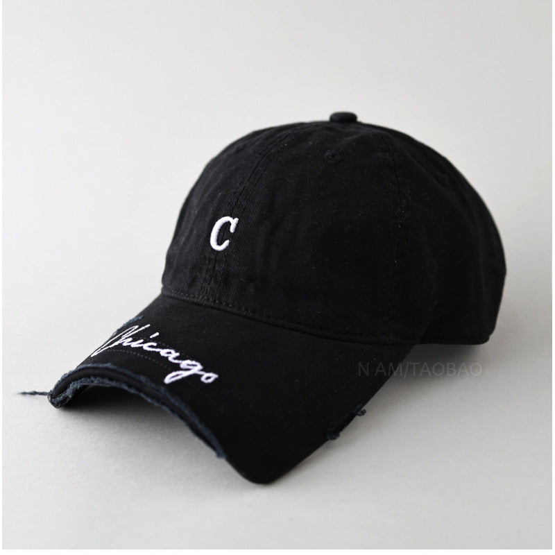 Women's Distressed Cotton Baseball Cap Kalsten 1784083462
