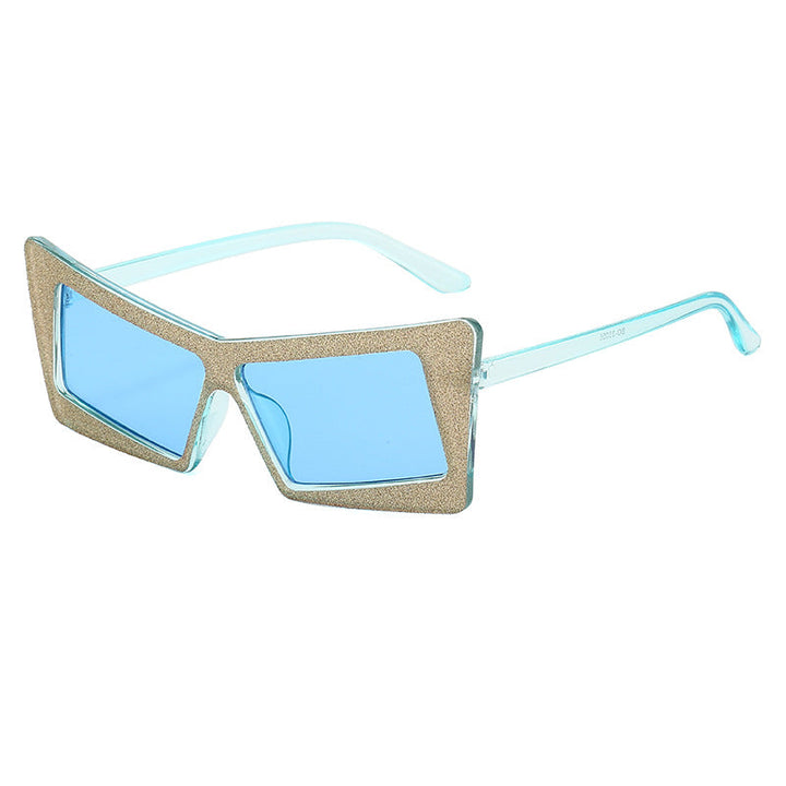 Women's geometric sunglasses with sparkling elements Kalsten