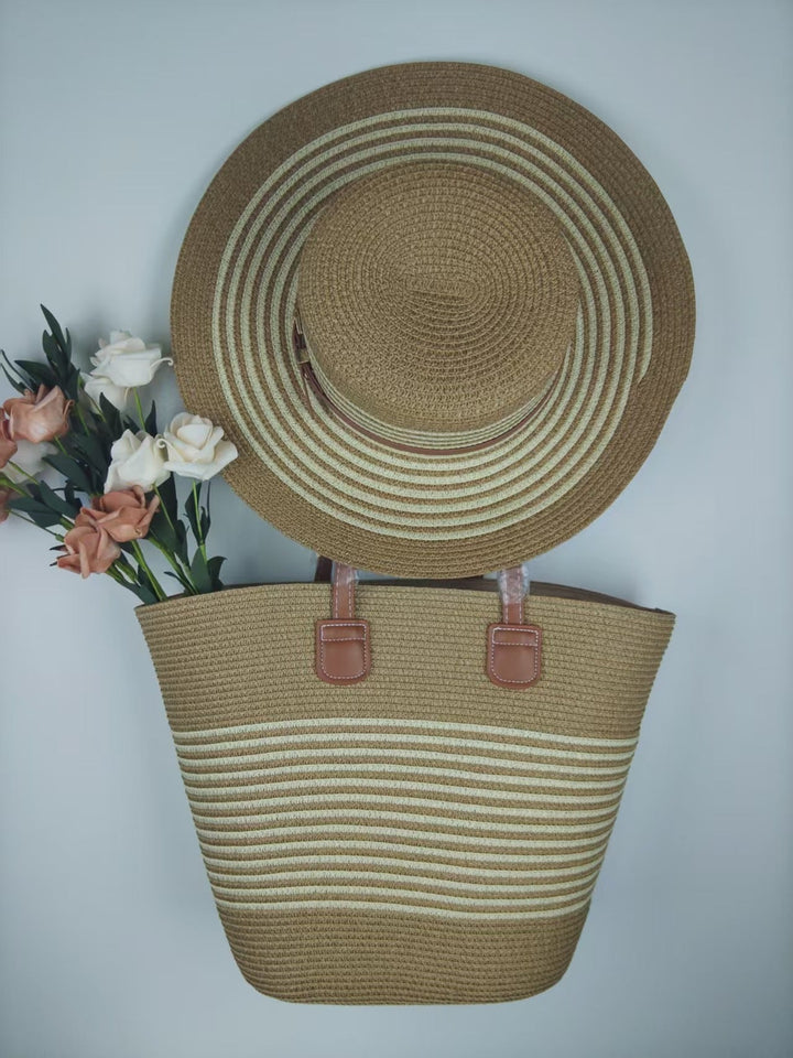 Beach bag and sun hat set Kalsten
