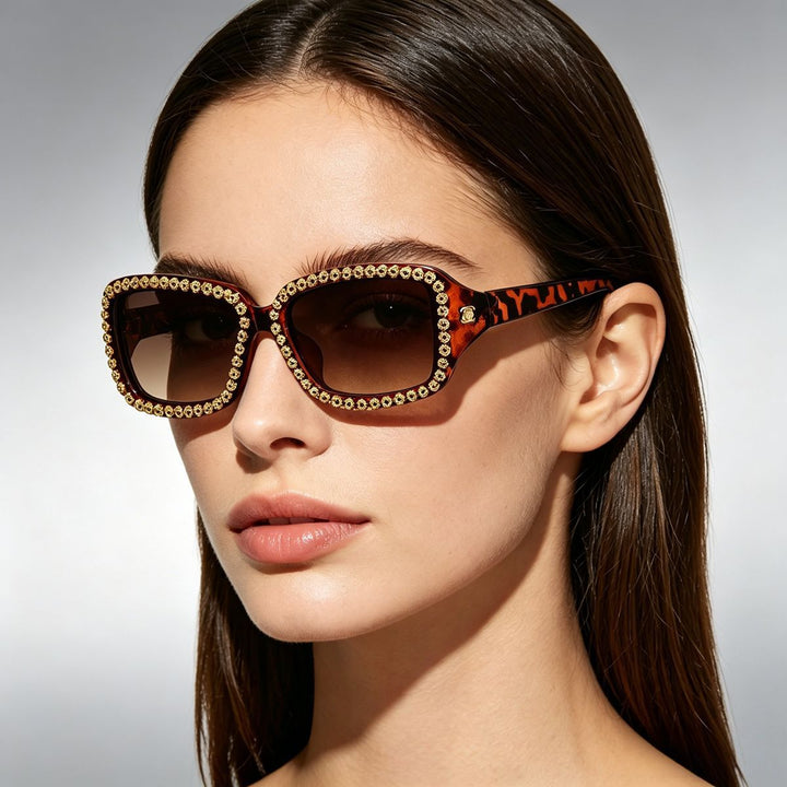 Ladies sunglasses with glamorous rhinestone frame Kalsten