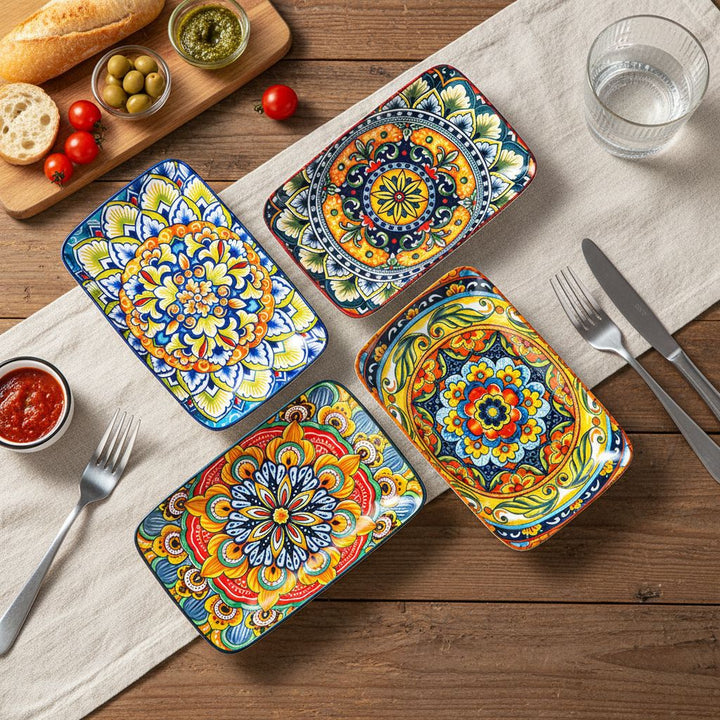 Decorative Artisan Serving Trays