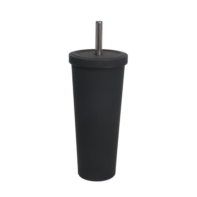 Unisex To-Go drinking mug with strong insulation and stainless steel straw Kalsten