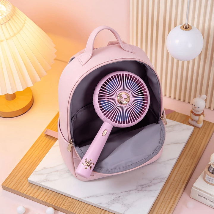 Cooling rechargeable handheld and tabletop fan with detachable base and USB charging Kalsten