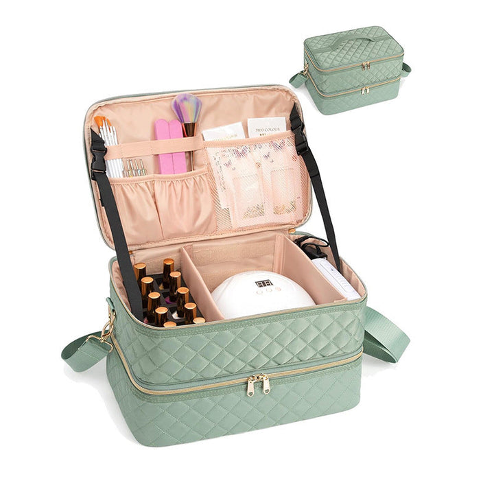 Cosmetic Organizer Bag with Multi-functional Compartment Division Kalsten