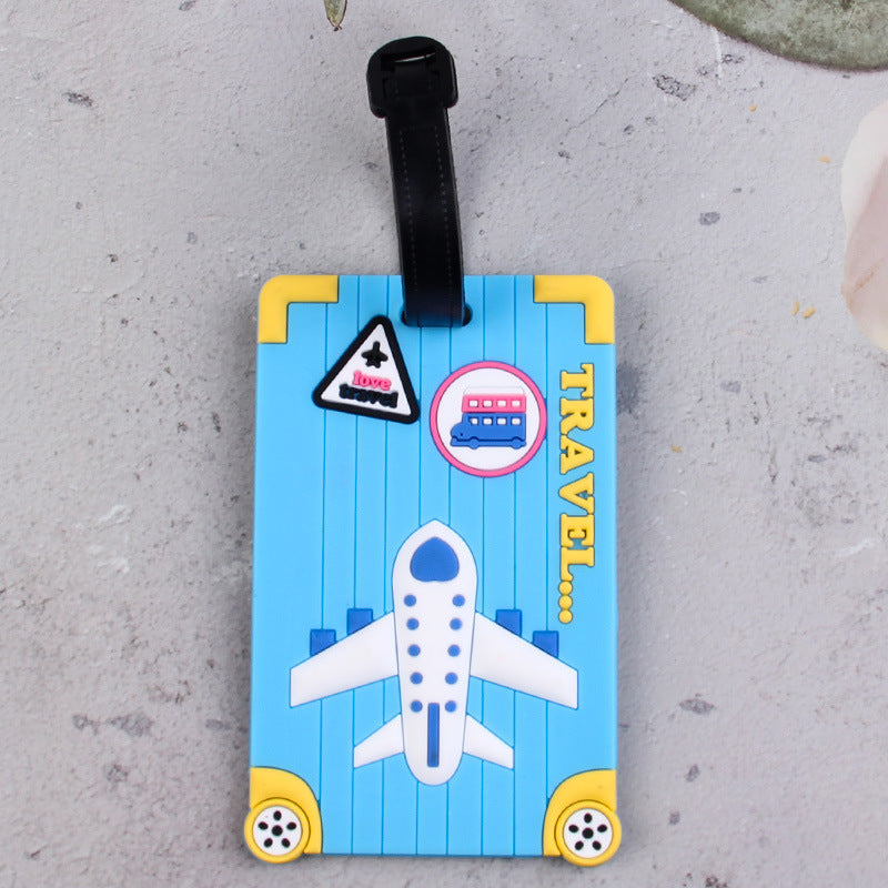 Fun Airplane-Themed Luggage Tag Kalsten