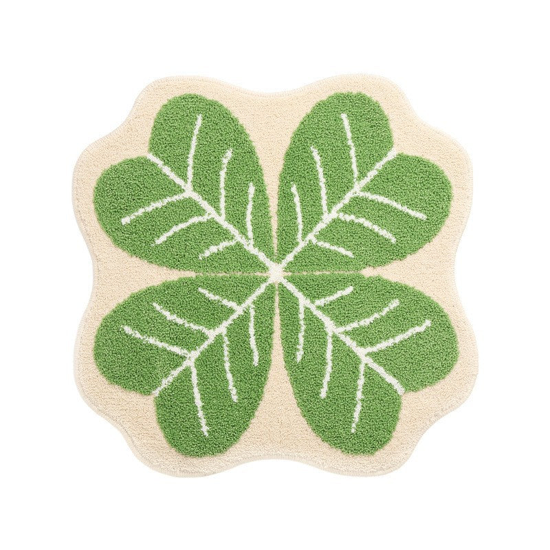 Floral Design Bath Mat Kalsten