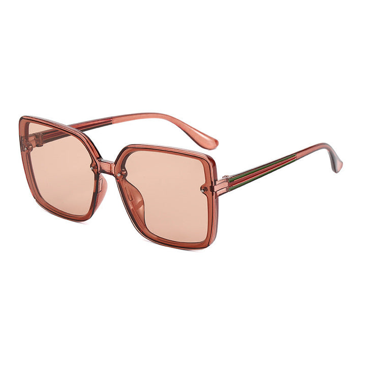 Women's Oversized Square Sunglasses with Contrasting Frame Kalsten