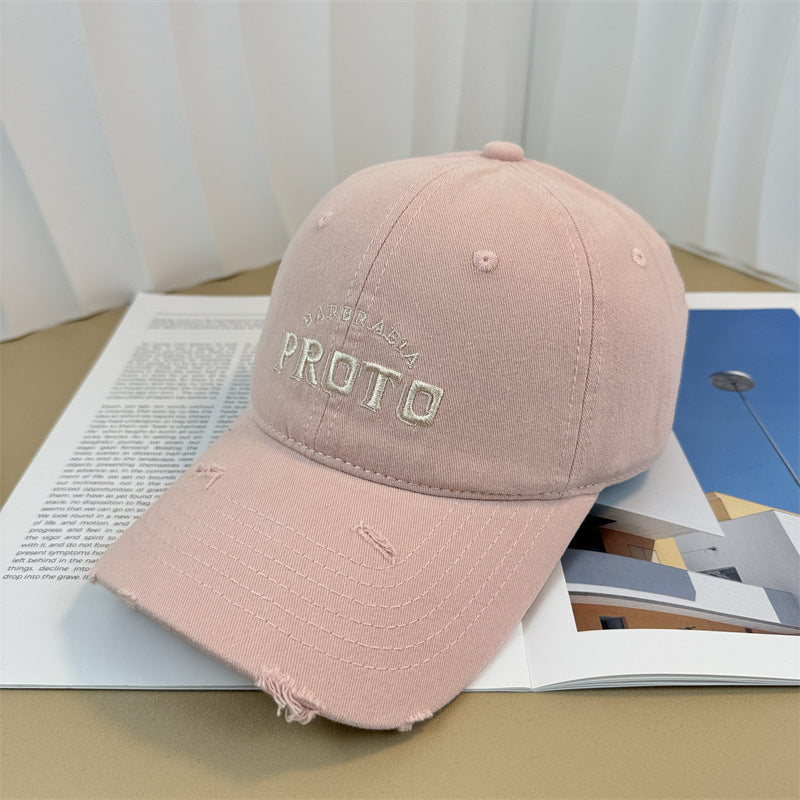Men's Vintage-Inspired Distressed Baseball Cap Kalsten