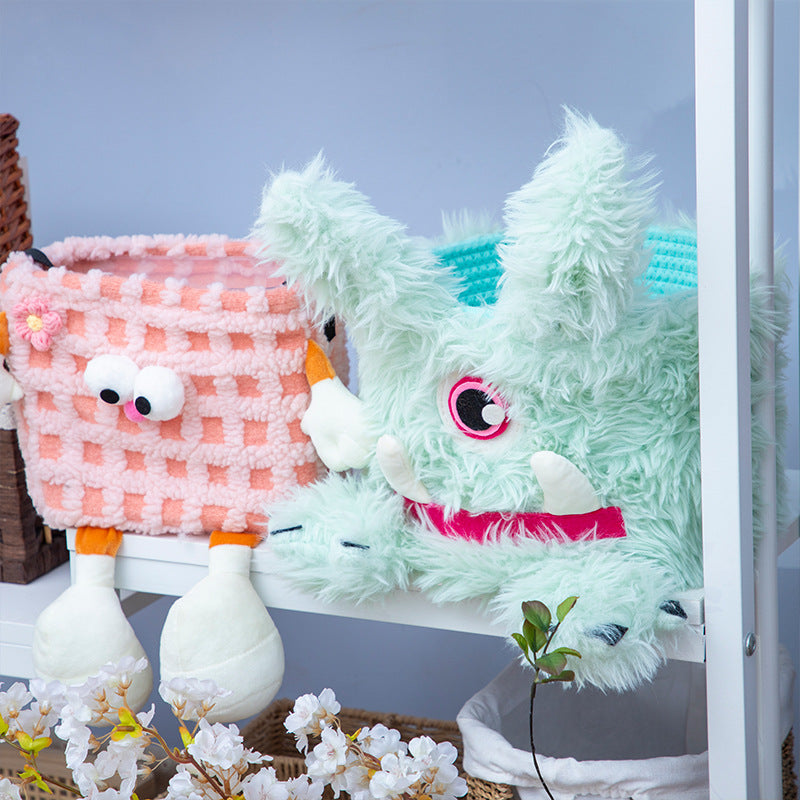 Playful Storage Basket in Bunny Design Acalora