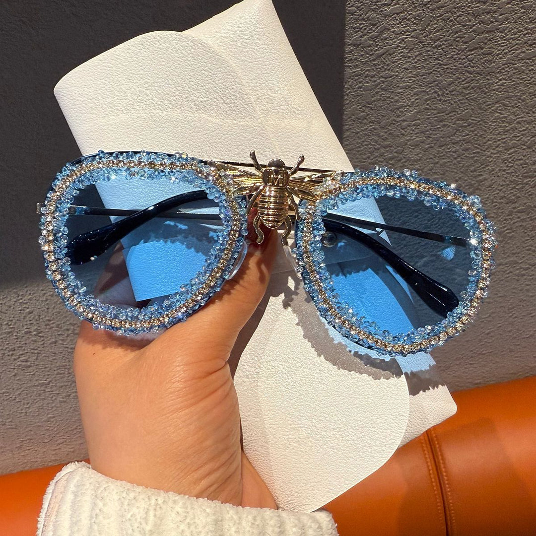 Women's Glamorous Statement Sunglasses with Unique Insect Design Kalsten