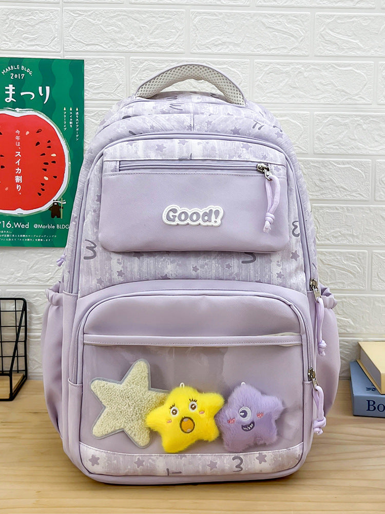 Cute Character Design Plush School Backpack