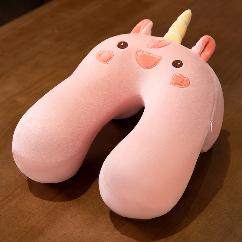 Neck support pillow with playful animal design Kalsten