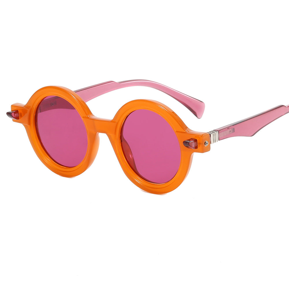 Women's fashionable round glasses with luxurious design Kalsten