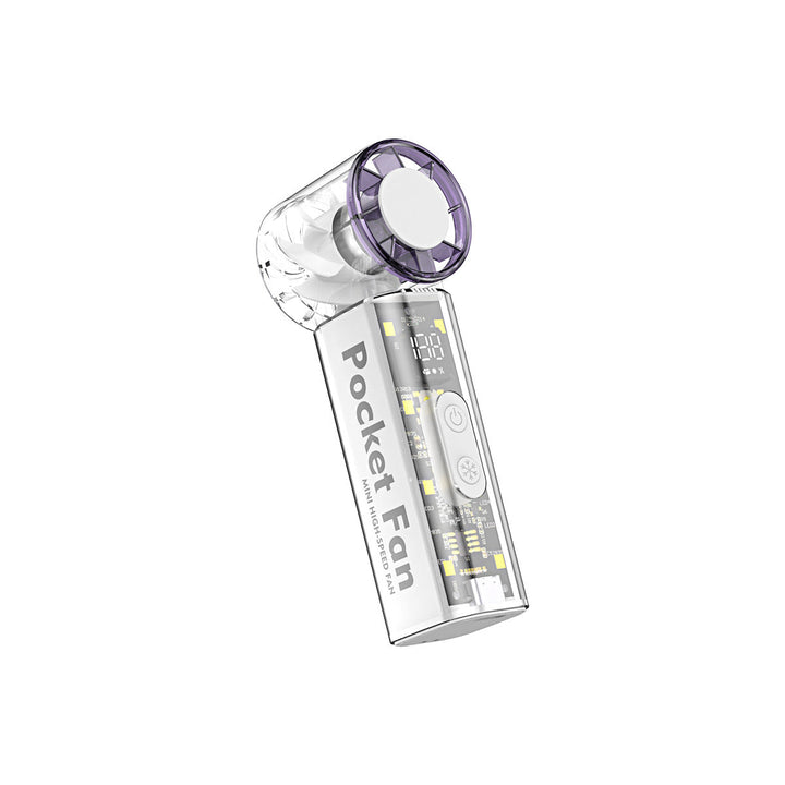 Women Portable High-Speed Mini Fan with LED Display Kalsten