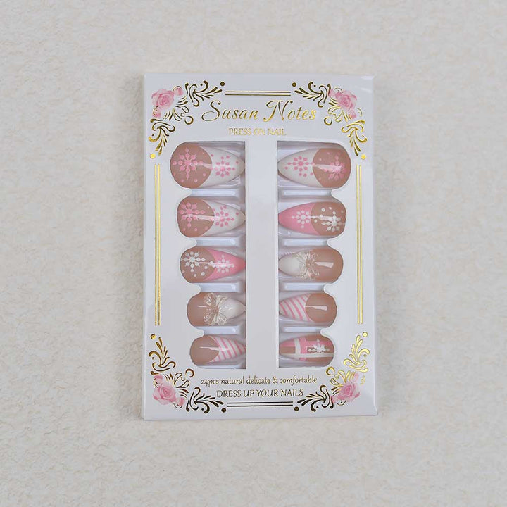 Elegant Press-On Nail Art Kit Kalsten