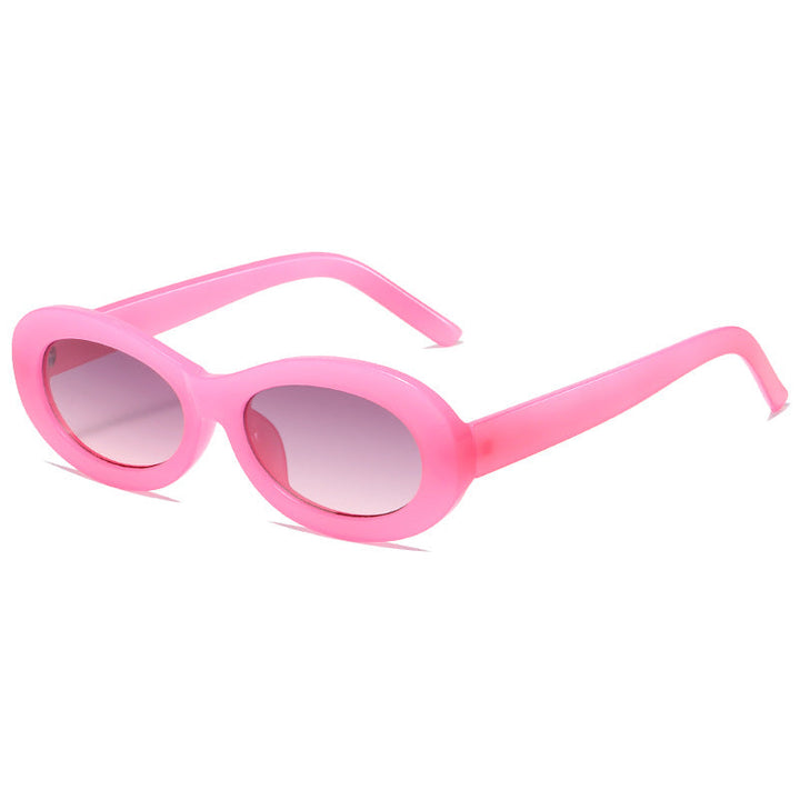 Women’s fashionable oval sunglasses with UV protection and innovative design Kalsten