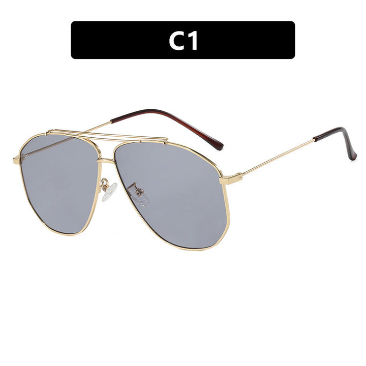 Women's creative pilot sunglasses with striking frame Kalsten