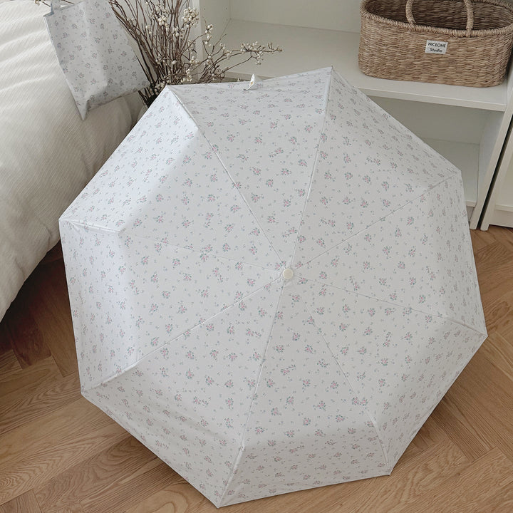 Women's Foldable Umbrella with Floral Pattern Kalsten