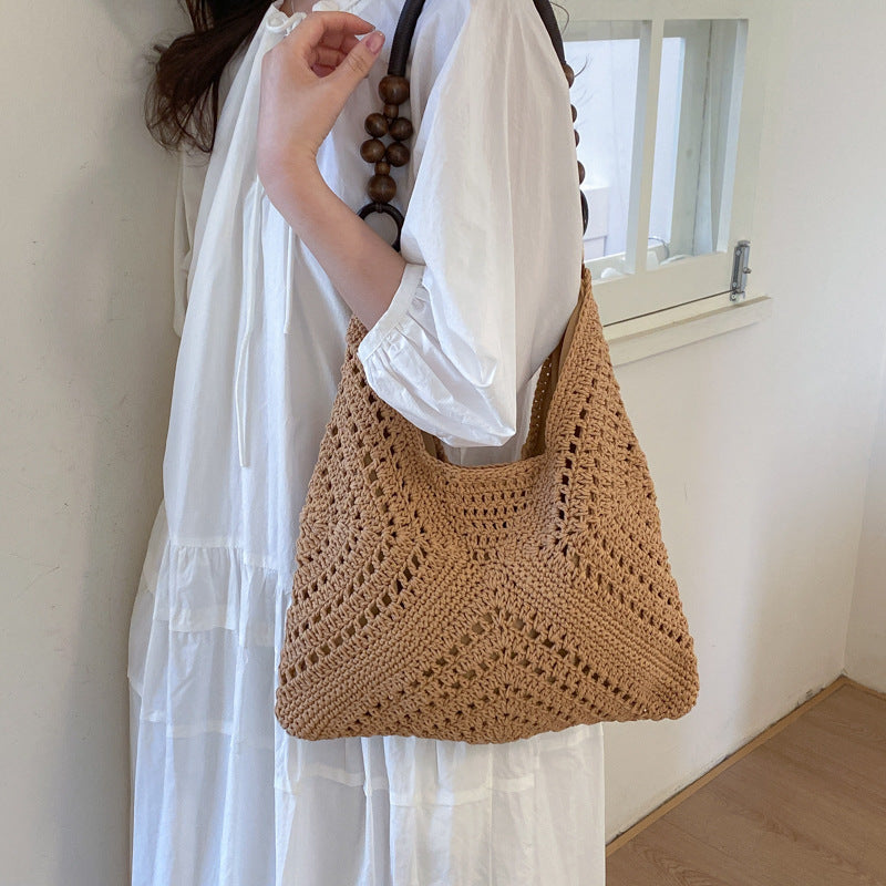 Handmade chunky knit bag Kalsten