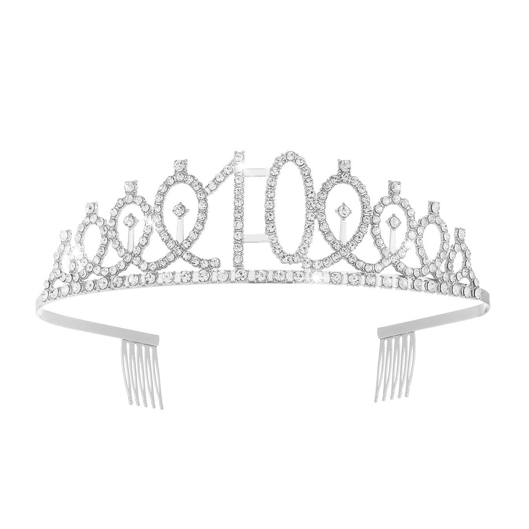 Women's Crystal-Embellished Tiara with Elegant Design Kalsten