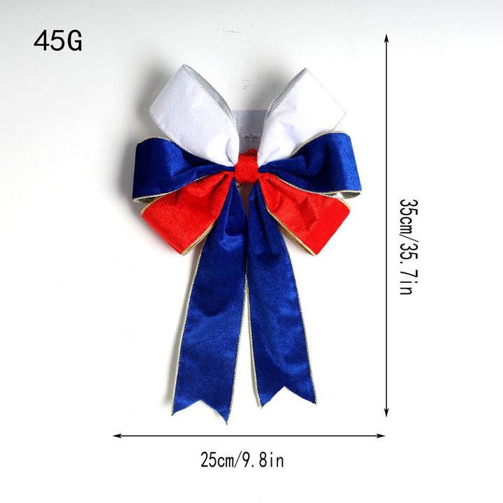 Unisex decorative bow made of ribbon with long ribbons for door and wall Kalsten