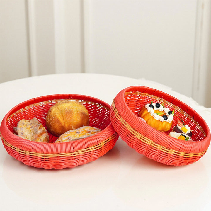 Ladies Decorative Fruit Stand with Stylish Weaving Kalsten