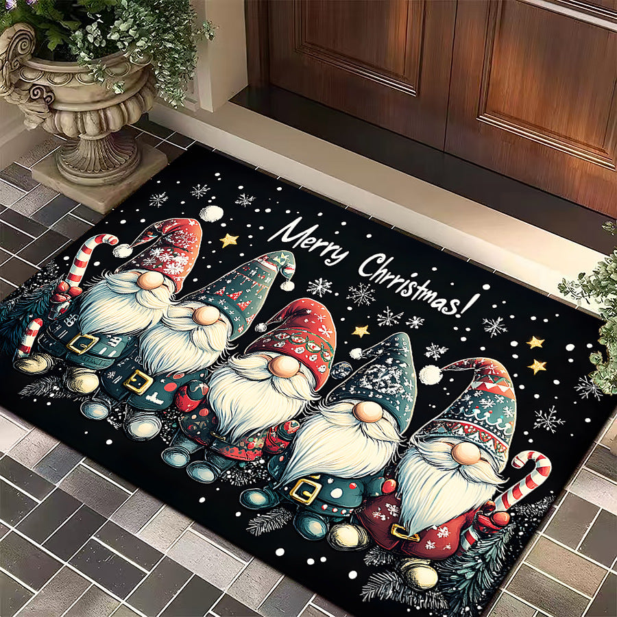 Festive Dog-Themed Entryway Mat Acalora