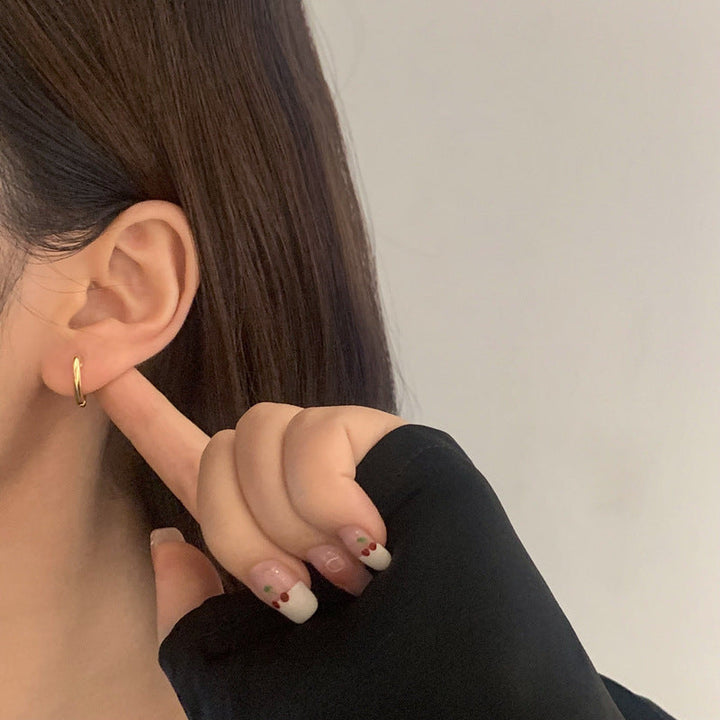 Heart-Shaped Earrings Made of Stainless Steel Kalsten