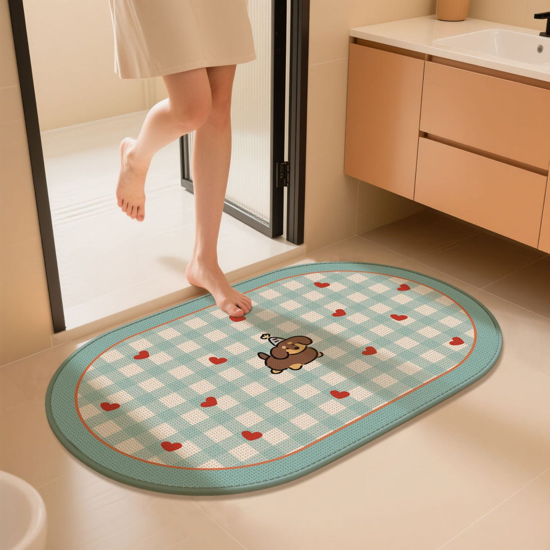 Cute Animal-Themed Bath Mat Kalsten
