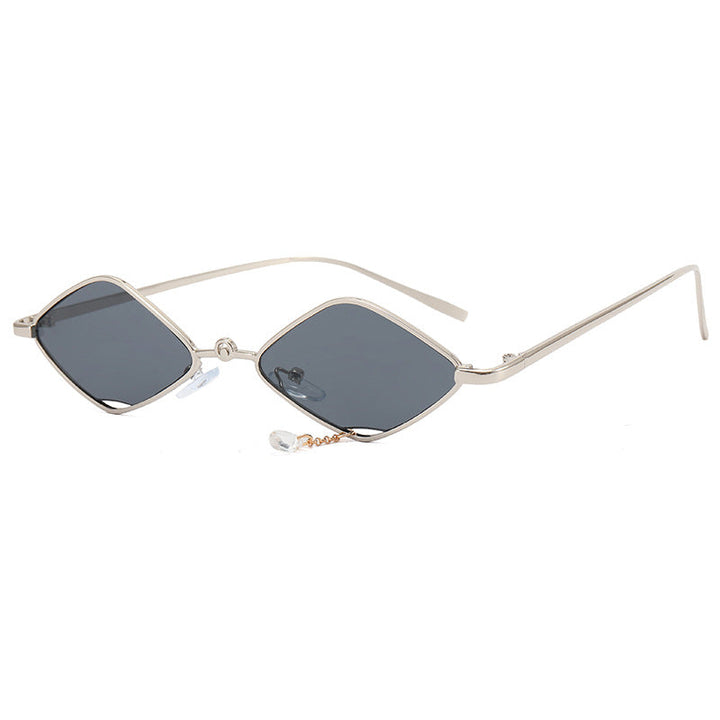 Ladies fashionable sunglasses with faceted frame Kalsten