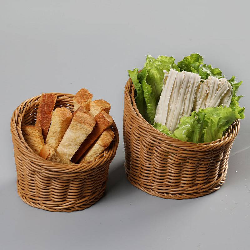 Handcrafted Natural Wicker Storage Basket Kalsten