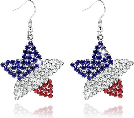 Women nano sparkling statement earrings with long rhinestone tassels Kalsten