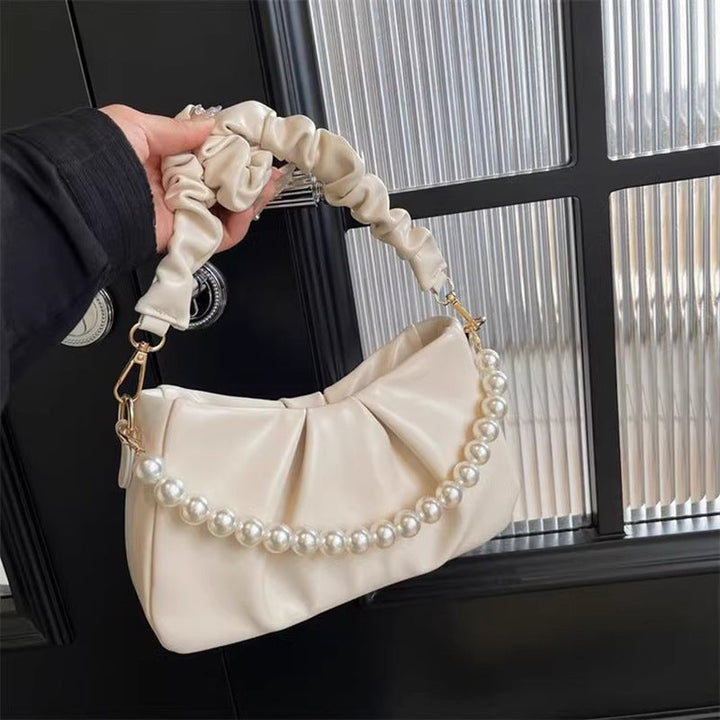 Elegant Pearl-Accent Sling Bag Kalsten