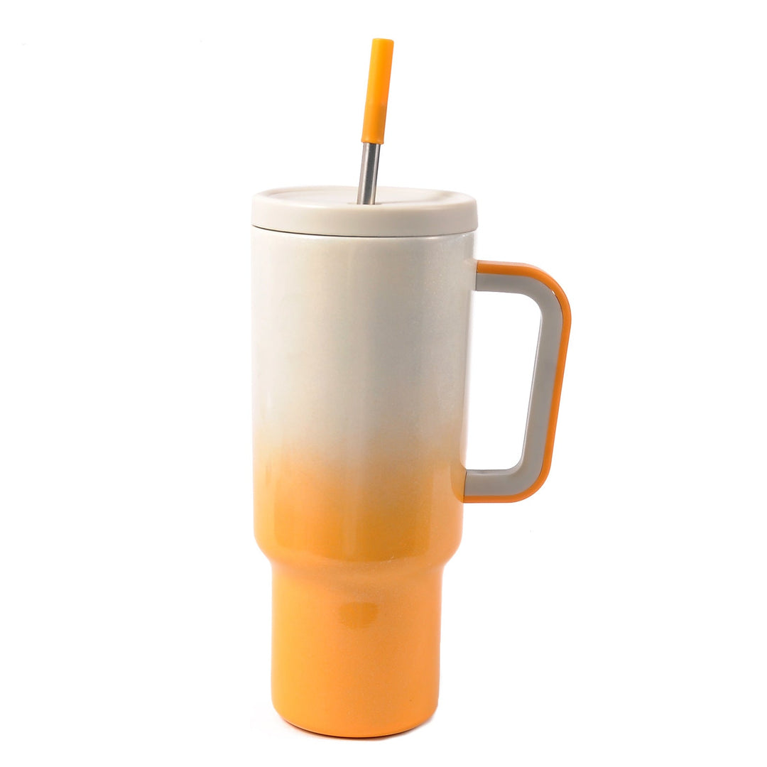 Women High-Quality Insulated Cup with Integrated Straw Kalsten