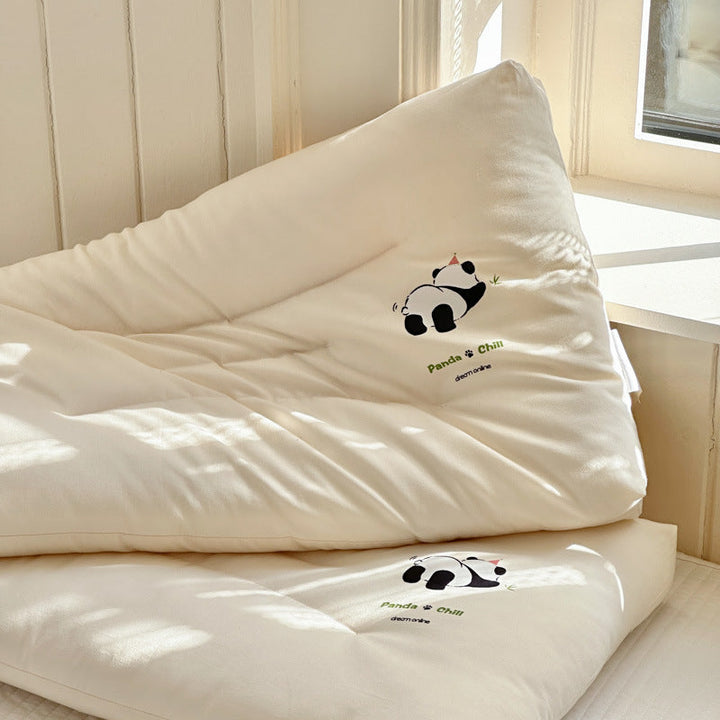 Women Ergonomic Pillow with Playful Panda Design Bowlift