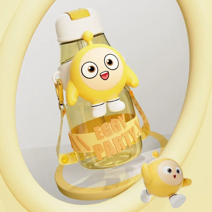 Women’s water bottle with interactive design and stylish character element Kalsten